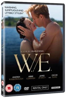 W.E. DVD (2012) Andrea Riseborough, Madonna (DIR) cert 15 FREE Shipping, Save £s - Image 1 of 2