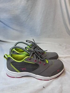 Ryka Skywalk Shoes Womens Size 8 w. Gray & Green Running Athletic Sneakers - Picture 1 of 7