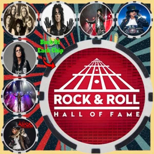 ALICE COOPER - ROCK & ROLL HALL OF FAME - SET MONETE DA COLLEZIONE (7) - Foto 1 di 2
