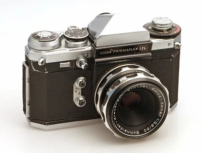 Appareil photo reflex Wirgin Edixa Prismaflex LTL avec Schneider Edixa-Xenar 1:2.8 50 mm - Photo 1/4