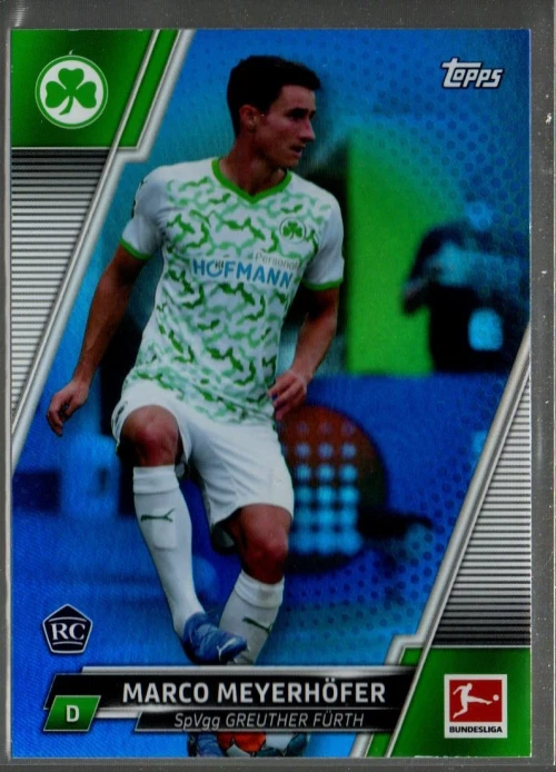 2021-22 Topps Bundesliga Blue Foil #85 Marco Meyerhofer /99  - Image 1 of 1