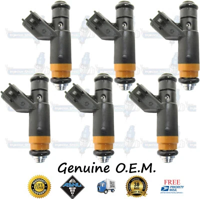 Genuine Mopar Improved Atomization 6x Fuel Injectors 04591658AA 300M Concorde V6 - Image 1 of 4