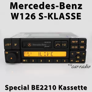 Original Mercedes W126 Radio Special BE2210 Becker S-Klasse V126 Kassettenradio - Bild 1 von 10