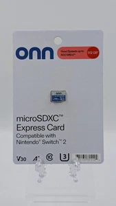 ONN 512 GB MicroSD Express Card For Nintendo Switch 2 (Onn By Walmart) - Picture 1 of 2