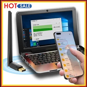 USB-Bluetooth-kompatibler 5.4-Adapter, USB-Dongle-Adapter, 150 m, Schwarz, nützl - Afbeelding 1 van 12