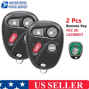 2 For 2003 2004 2005 2006 2007 Cadillac CTS Car Key Fob Remote Control L2C0005T - Picture 1 of 7
