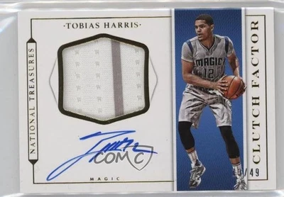 2015-16 Panini National Treasures Clutch Factor Jersey /49 Tobias Harris Auto - Image 1 of 2