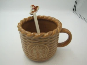 Taza Starbucks Corea 2020 Otoño Ardilla con cuchara 355 ml Café Jardín Festival - Imagen 1 de 10