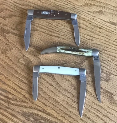 3 Case Pocket Knives - Image 1 of 4