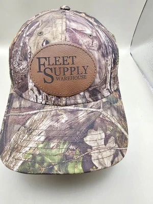 Camo Baseball Cap Hat Adjustable Mossy Oak Country Baldwin Filters - Image 1 of 4