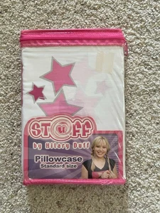 Stuff By Hilary Duff Rosa Kissenbezug Standardgröße Brandneu Y2K - Bild 1 von 2
