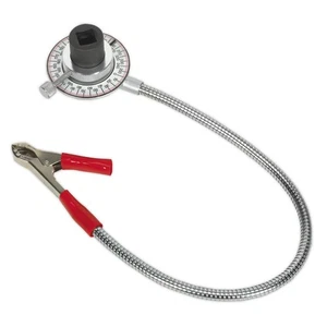 Sealey Angulaire Couple Jauge 1.3cmD avec Clip Acier Cadran Rotatif Index Ligne - Bild 1 von 1
