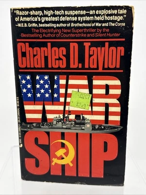 War Ship by Charles D. Taylor Jove Books 1989 Espionage Thriller Paperback Book Foto 1 de 4