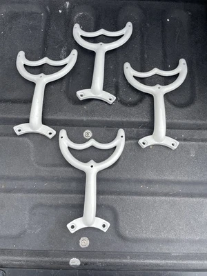 hampton bay ceiling fan blade arm replacement Set Of 4 White - Image 1 of 4