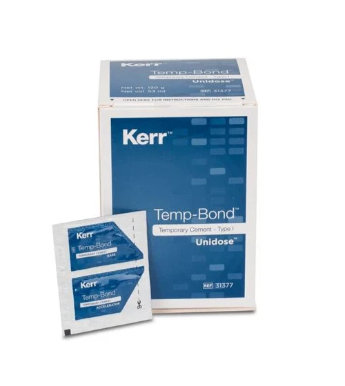 KERR ORIGINAL Temp-Bond Temporary Cement 2.4gm Unidose Base & Accelerator - Image 1 of 1