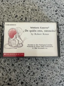 Cassette tape! Rare! DE QUIEN ERES, RATONCITO/(SPANISH  Robert Kraus - Picture 1 of 4