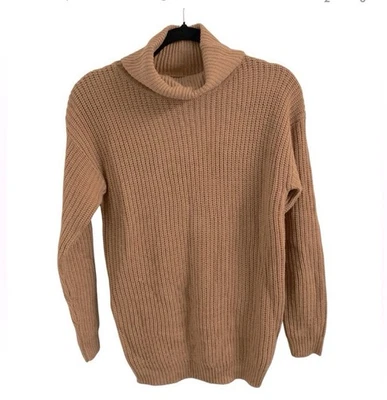 Boohoo Pumpkin Spice Knit Sweater Size S  - Image 1 of 4