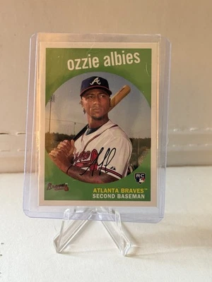2018 Topps Archives Ozzie Albies Rookie RC Atlanta Braves - Image 1 of 2