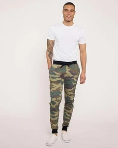 Paquete de 2 pantalones deportivos informales deportivos activos de vellón tecnológico Real Essentials S - Imagen 1 de 6