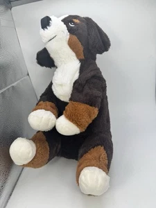 Ikea Hoppig Bernese Mountain Dog Plush Stuffed Toy Floppy Sewn Eyes 14 Inch - Picture 1 of 7