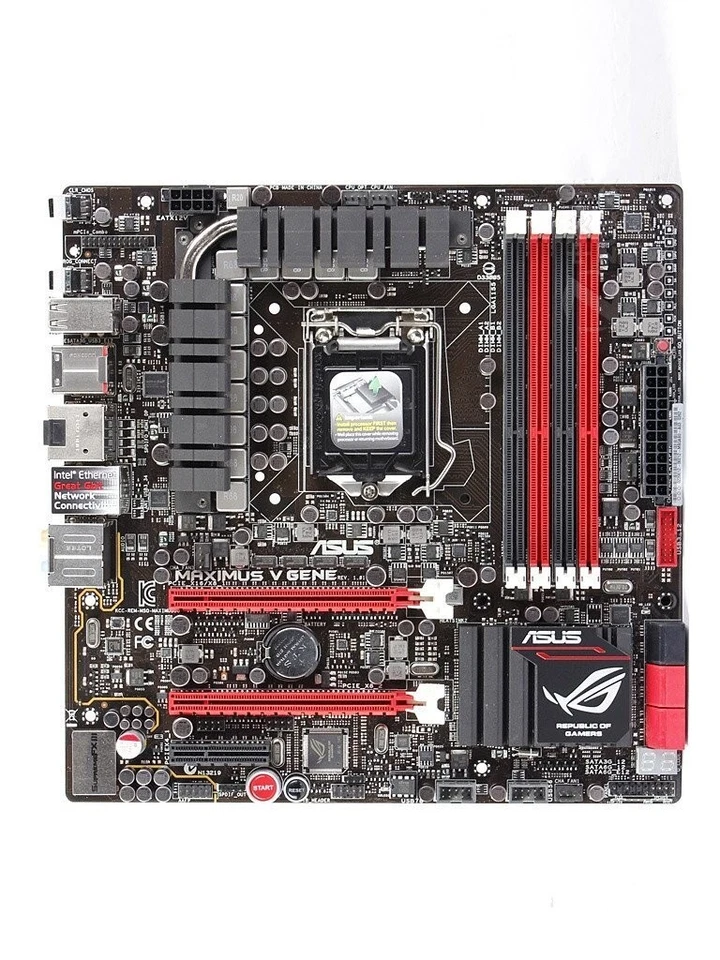 Carte mère ASUS MAXIMUS V GENE Z77 LGA 1155 Micro ATX d'occasion - Photo 1/1