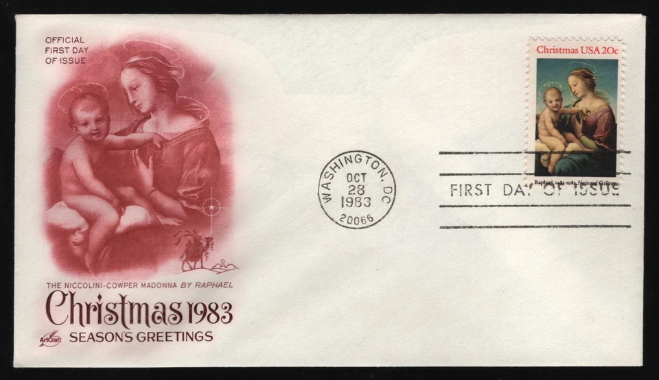 #2063 20c Madonna and Child, Art Craft FDC **ANY 5=FREE SHIPPING** - Image 1 of 1