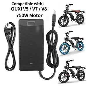 AC Adapter For OUXI V5 / V7 / V8 750W Electric Bike Motor 48V 15Ah 720Wh 48VDC - Picture 1 of 4