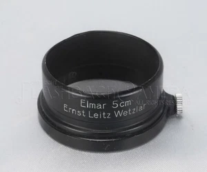 * RARE * Leitz Lens Hood FISON Black All Alminium f. Elmar 50mm f3.5 #024035 - Picture 1 of 8