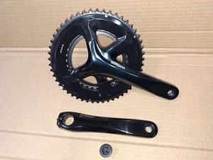 SHIMANO GUARNITURA 12 MARCE 50/43 STRADA GHIAIA FC-RS520 NUOVA DECOLLO NERA - Foto 1 di 4
