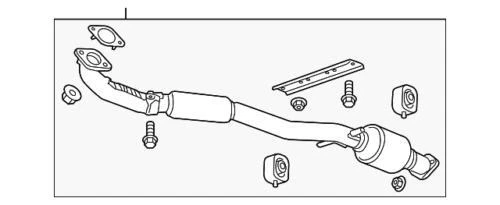 Genuine GM 2013-2016 Chevrolet Malibu Limited Malibu Front Exhaust Pipe 19420264 - Изображение 1 из 2