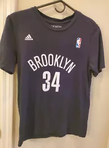 Adidas Brooklyn Nets Paul Pierce Youth Large Tee Shirt 14-16 - Truth Shirsey - Picture 1 of 10