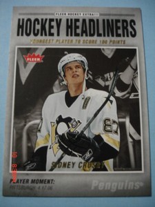 2006-07 Fleer Insert "Hockey Headliners" # HL-1 Sidney Crosby!