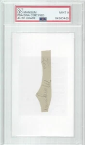 LEO MANGUM, 1924-35 WHITE SOX/GIANTS/BRAVES, PSA/DNA MINT 9 - Picture 1 of 1