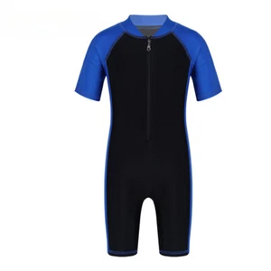 Swimsuits Wetsuit One Piece Rash Guard Swimming Bathing Suit Kids Beachwear New - Picture 1 of 19