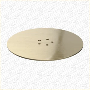 Spare Brass Brushed Brass Finish Shower Waste Top 110mm Replacement 11cm - Picture 1 of 4