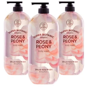 On the Body Super Botanic Duschgel Rose & Peony Duft 900g (31,74oz) x 3ea - Bild 1 von 12