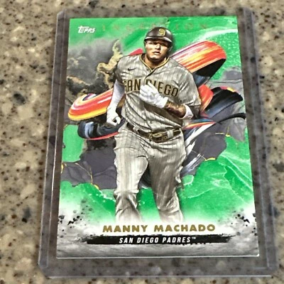 Manny Machado 2023 Topps Inception #23 Green Parallel-San Diego Padres-MLB  - Image 1 of 2