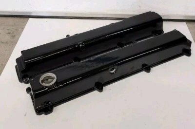 Cubiertas de válvula 1JZGTE sin VVTI Toyota Supra Soarer JZX90 con recubrimiento en polvo negro Foto 1 de 4