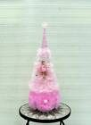 Tabletop Mini Christmas Tree 24", Christmas Pink Tulle Tree, Decor Baby Room