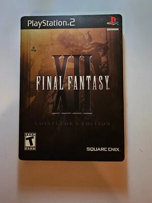 Final Fantasy XII 12 (PlayStation 2 PS2) Collectors Edition SteelBook Complete - Image 1 of 3