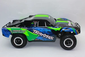 Traxxas TRX 58276-74 Green slash Vxl 2WD Clipless 1:10 short Course Brushless - Picture 1 of 22