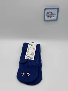 Uniqlo X Anya Hindmarch EYES Heatech Mittens Size Medium Blue - Fast π - Picture 1 of 3