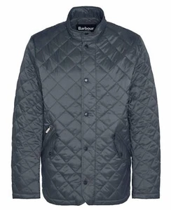 Barbour Men's Flyweight Chelsea Quilted Jacket Charcoal MQU0007 GY39 - Picture 1 of 12