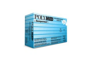 Polymed Latex Gloves - LARGE 1000/case Powder-Free, Micro-rough Textured surface - Picture 1 of 2