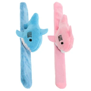 2PCS Animal Slap Bands Party Plush Bracelets Huggers Toy Favors Children - Picture 1 of 12
