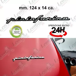 Stemma Laterale Pininfarina per Alfa Romeo logo fregio scritta metallo adesivo - Foto 1 di 9