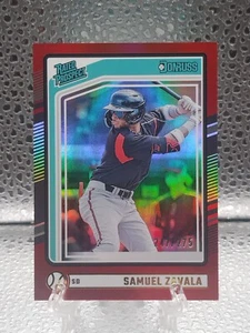 Samuel Zavala 2024 Panini Donruss Rated Prospect #194 Red Parallel /275 - Picture 1 of 2