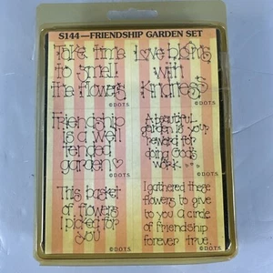 d o t s stamps s144 friendship garden set - Picture 1 of 2