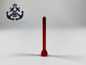 LEGO 1980/90 Antenna classica spaziale trans-rossa 4H 3957 - Futuron/Blacktron - Foto 1 di 1