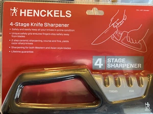 Henckels 4 Stage Knife Sharpener - Standard & Asian! New !! - Picture 1 of 4